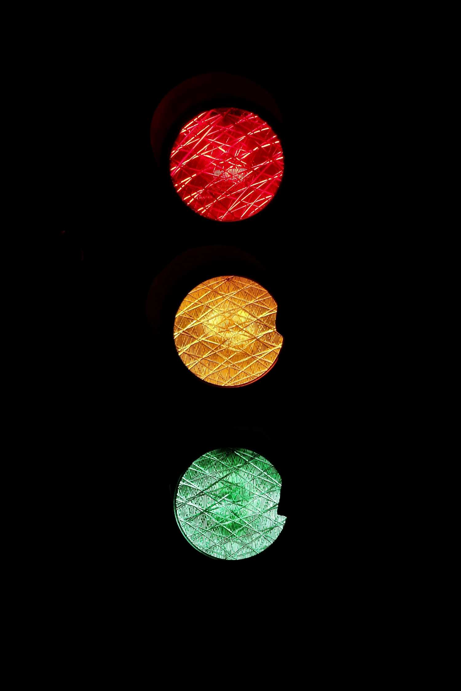 Traffic light- green, yellow , red lights